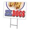 Signmission Coney Island Dogs Yard Sign & Stake outdoor plastic coroplast window, C-1216-DS-Coney Island Dogs C-1216-DS-Coney Island Dogs - alternate 1